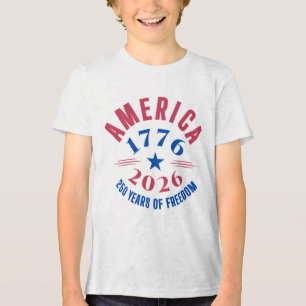 T-shirt En Tri-matière AMÉRIQUE 1776 2026 250 ans anniversaire de liberté