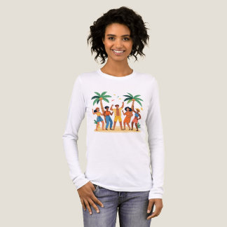 T-shirt En Tri-matière Amis de la fête tropicale de plage Célébration d'é