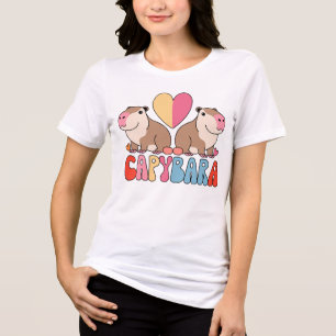 T-shirt En Tri-matière amour capybara, super