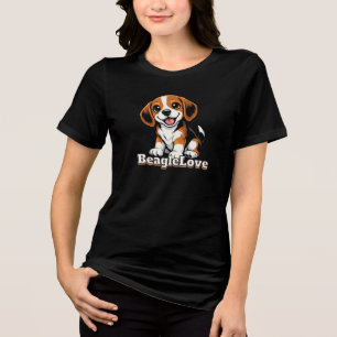 T-shirt En Tri-matière Amour de Beagle Amoureux de Chiens