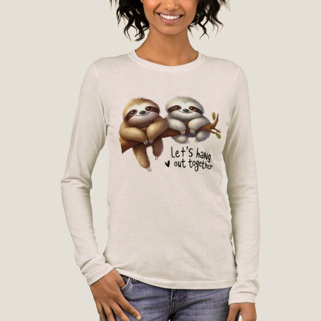 T-shirt En Tri-matière Amoureux de la paresse amusant (Recto)