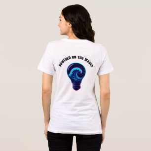 T-shirt En Tri-matière Ampoule de vague océanique esthétique