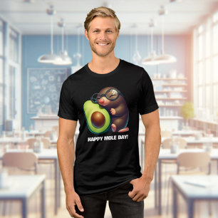 T-shirt En Tri-matière Amusant Avogadro's Avocado Happy Mole Day