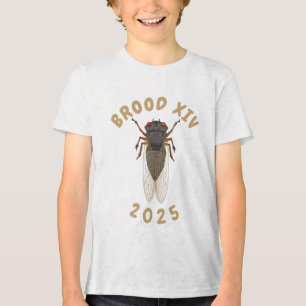 T-shirt En Tri-matière Amusant Cicada Brood XIV 2025 Nature Bug Lover