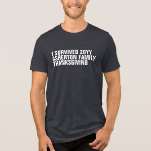 T-shirt En Tri-matière Amusante famille personnalisée Thanksgiving