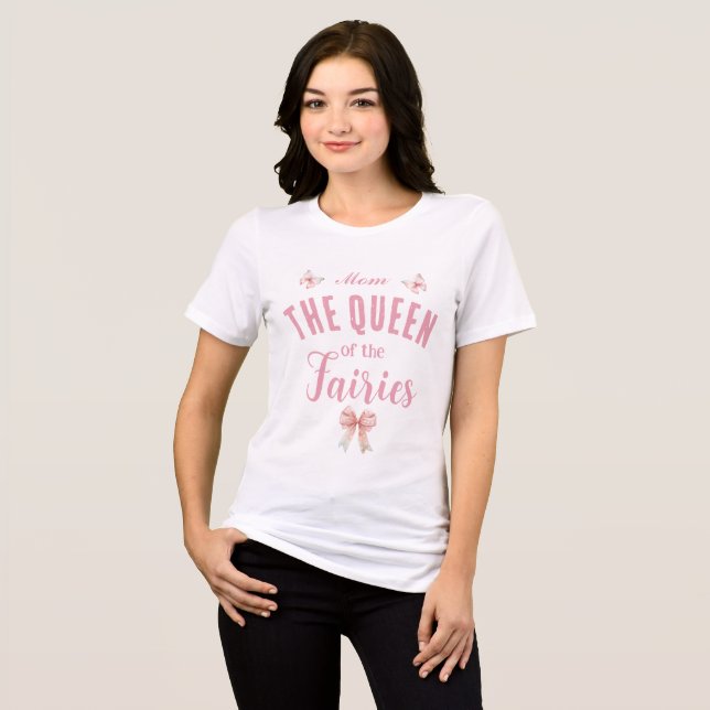 T-shirt En Tri-matière Amusante Mère Twins Fée Girls Anniversaire (Recto plein)