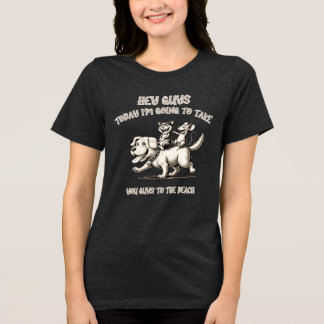 T-shirt En Tri-matière Animaux amusants