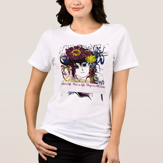 T-shirt En Tri-matière Anime Girls (Recto)