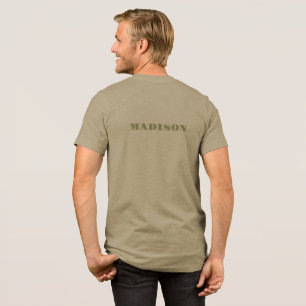 T-shirt En Tri-matière Année, texte et nom personnalisés