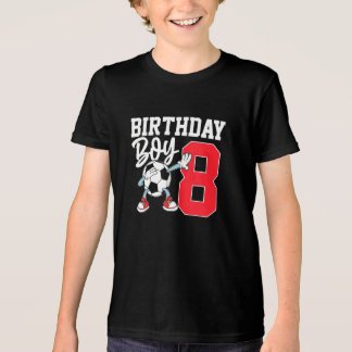T-shirt En Tri-matière Anniversaire Garçon 8e Football Huit ans