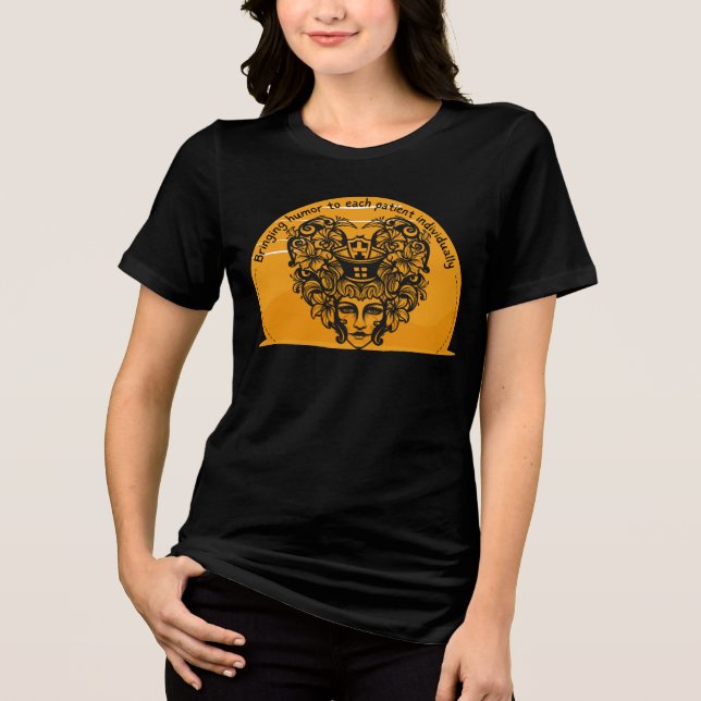 T-shirt En Tri-matière Apporter l'humour à chaque patient individuellemen (Recto)