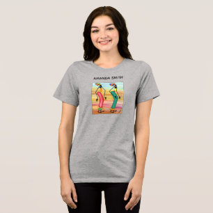 T-shirt En Tri-matière Aquarelle Art Africain Inspirational Walk