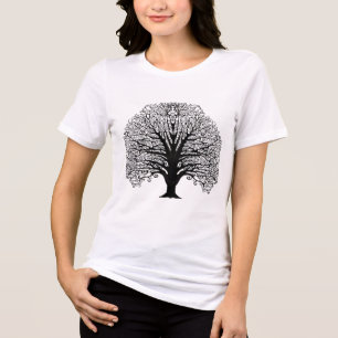 T-shirt En Tri-matière Arbre à branches noires