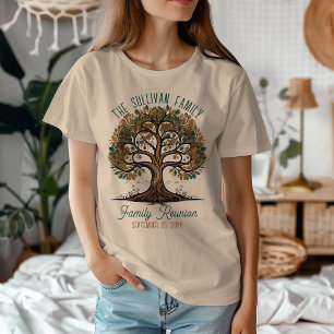 T-shirt En Tri-matière Arbre de vie   Réunion familiale