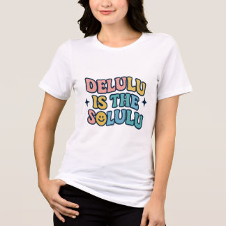 T-shirt En Tri-matière Arc-en-ciel Delulu