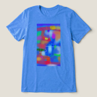 T-shirt En Tri-matière Art Abstrait Coloré 6