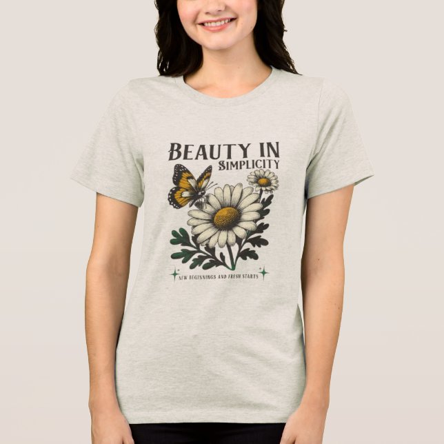 T-shirt En Tri-matière art nature beauty in simplicity (Recto)