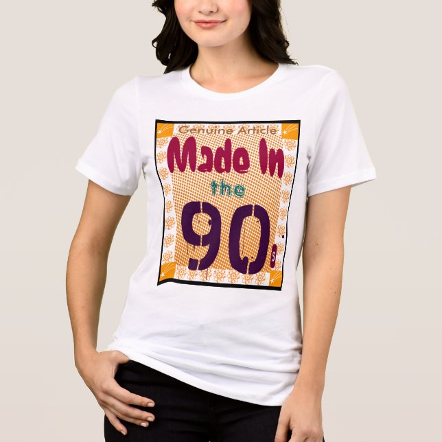 T-shirt En Tri-matière Article authentique des années 90 (Recto)