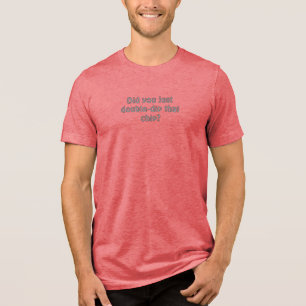 T-shirt En Tri-matière As-tu juste trempé deux fois cette chips