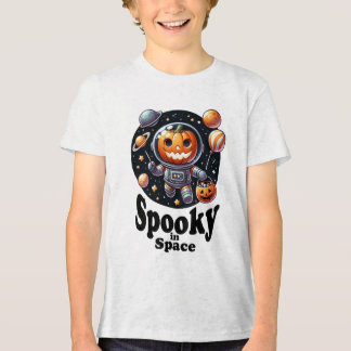 T-shirt En Tri-matière Astronaut citrouille - Design d'Halloween de l'esp