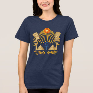 T-shirt En Tri-matière Aten Sun Disc – Ankh, Horus & Nefertiti