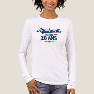 T-shirt En Tri-matière Attachiante Depuis 20 Ans Anniversaire