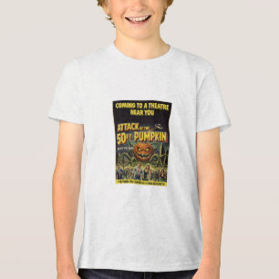 T-shirt En Tri-matière Attaque du Citrouille de 50 pieds