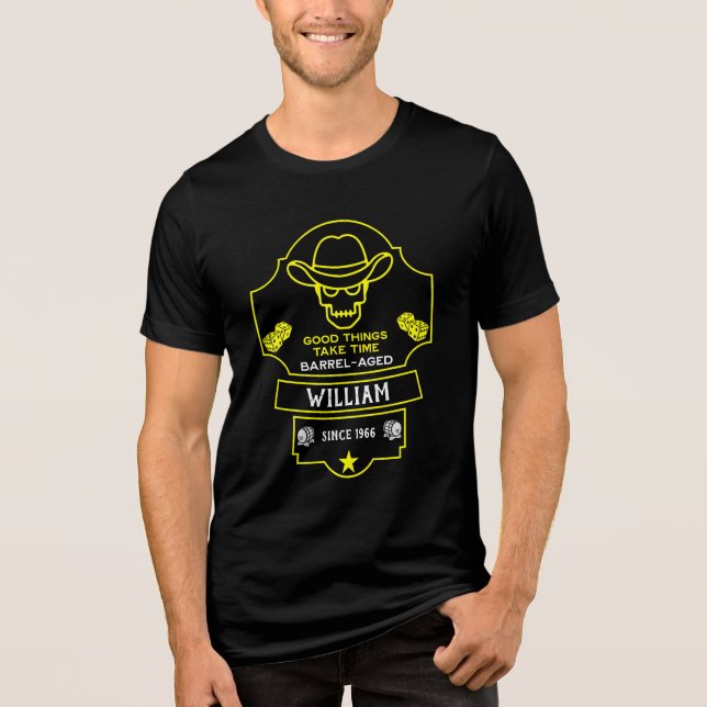T-shirt En Tri-matière Au-Dessus De La Colline Vieillir (Recto)