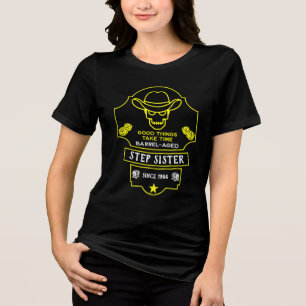 T-shirt En Tri-matière Au-Dessus De La Colline Vieillir