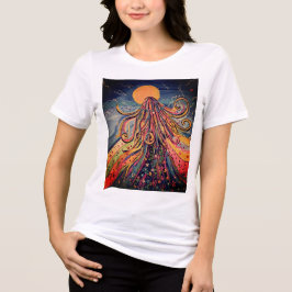 T-shirt En Tri-matière Audacieuse fille errante Moderne Feminine Aventure