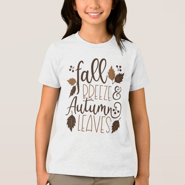T-shirt En Tri-matière Automne Breeze Feuilles d'automne (Recto)