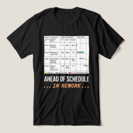 T-shirt En Tri-matière Avant l'horaire... Mais seulement en retravail!