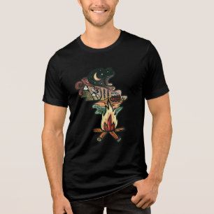 T-shirt En Tri-matière Aventure de nuit au feu de camp