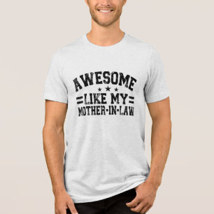 T-shirt En Tri-matière Awesome Like My Mother in Law Vintage Funny