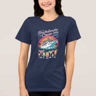 T-shirt En Tri-matière Bachelorette Cruise Ship Girls 2026 Tee
