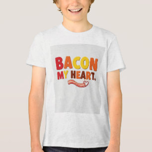 T-shirt En Tri-matière Bacon Mon Coeur.