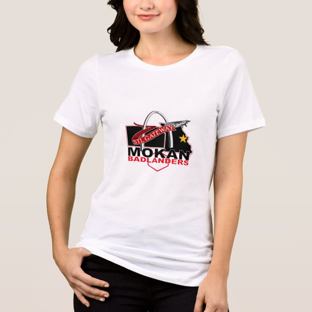 T-shirt En Tri-matière Badlanders STL Gateway centrés (Recto)