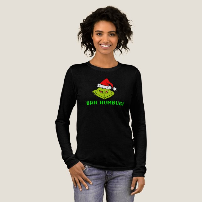 T-shirt En Tri-matière Bah Humbug Scrooge Essential Christmas Cartoon (Recto complet)
