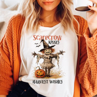 Baisers d'épouvantail Souhaits de récolte Hallowee