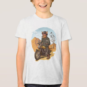 T-shirt En Tri-matière Balade en nature : Illustration du motard