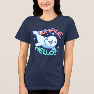T-shirt En Tri-matière Baleine Bonjour