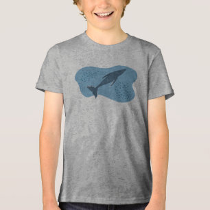 T-shirt En Tri-matière Baleine mignonne