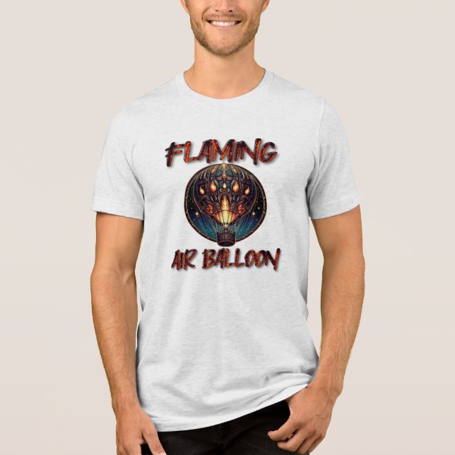 T-shirt En Tri-matière Ballon à air flamboyant (Recto)