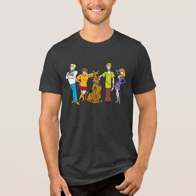 T-shirt En Tri-matière Bande entière 14 Mystery Inc (Recto)