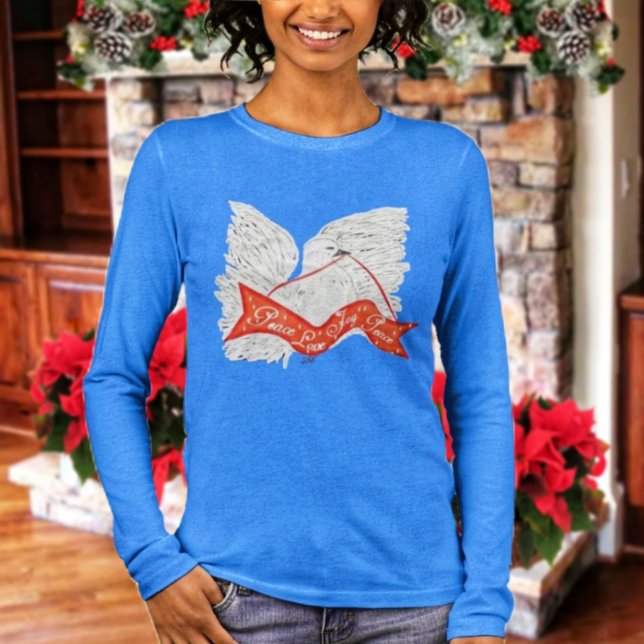 T-shirt En Tri-matière Banner Dove-II  (This Banner Dove-II Tri-Blend Shirt, fits as well as it looks!)