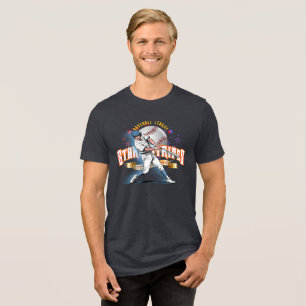 T-shirt En Tri-matière Baseball Stars & Stripes (mode D.)   Hommes
