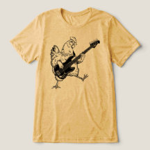 Bassiste Chicken Rockeur Joueur de Guitare Électri