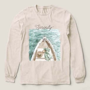 T-shirt En Tri-matière Bateau océan calme sérénité