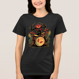 T-shirt En Tri-matière Batteur de citrouille d'Halloween