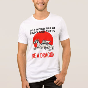 T-shirt En Tri-matière Be a Dragon - Unique design Imaginaire